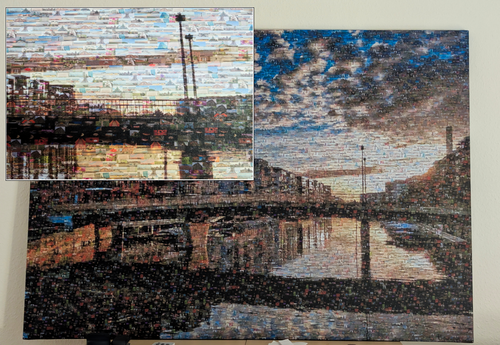 Kundenfoto von Olaf für Bewertung Druck Fotomosaik [Online] Leinwand 140x100cm